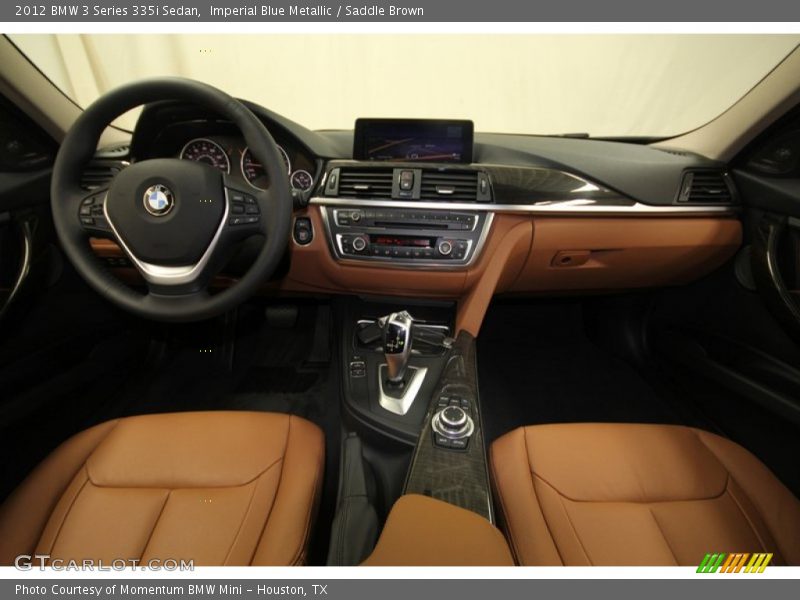 Imperial Blue Metallic / Saddle Brown 2012 BMW 3 Series 335i Sedan
