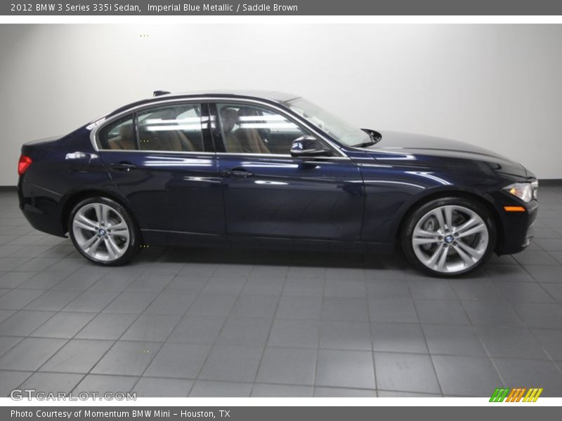 Imperial Blue Metallic / Saddle Brown 2012 BMW 3 Series 335i Sedan