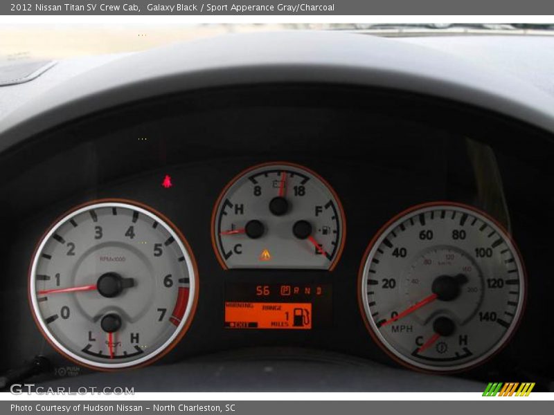 Galaxy Black / Sport Apperance Gray/Charcoal 2012 Nissan Titan SV Crew Cab