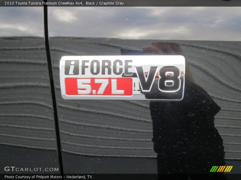 Black / Graphite Gray 2010 Toyota Tundra Platinum CrewMax 4x4