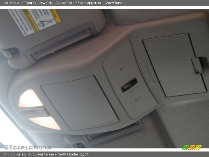 Galaxy Black / Sport Apperance Gray/Charcoal 2012 Nissan Titan SV Crew Cab