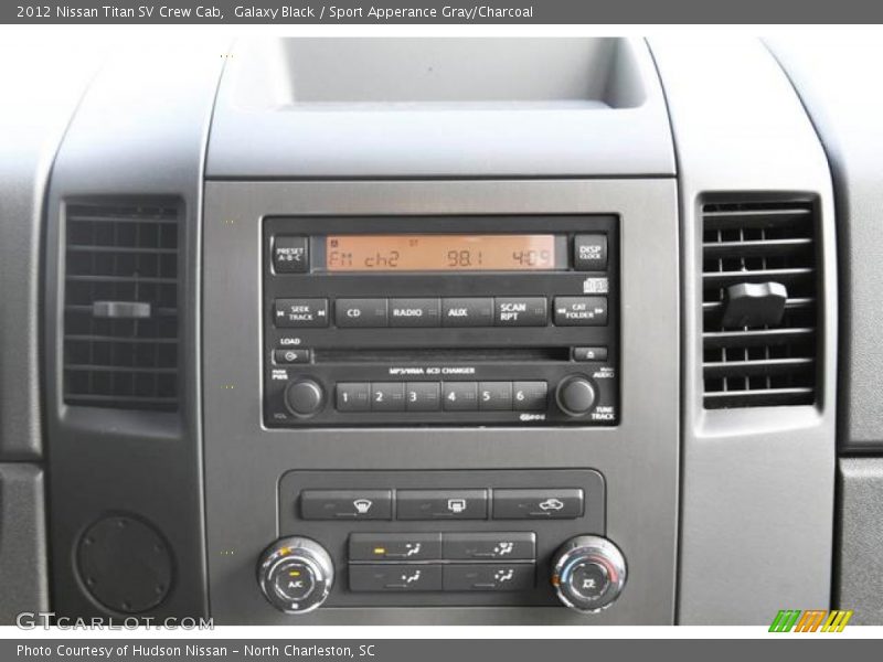 Galaxy Black / Sport Apperance Gray/Charcoal 2012 Nissan Titan SV Crew Cab