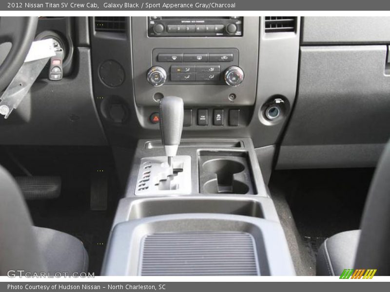 Galaxy Black / Sport Apperance Gray/Charcoal 2012 Nissan Titan SV Crew Cab