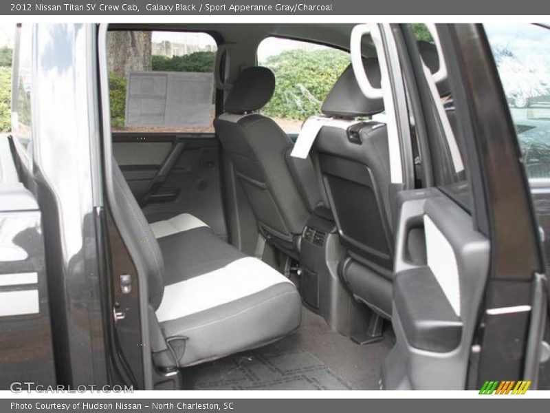 Galaxy Black / Sport Apperance Gray/Charcoal 2012 Nissan Titan SV Crew Cab