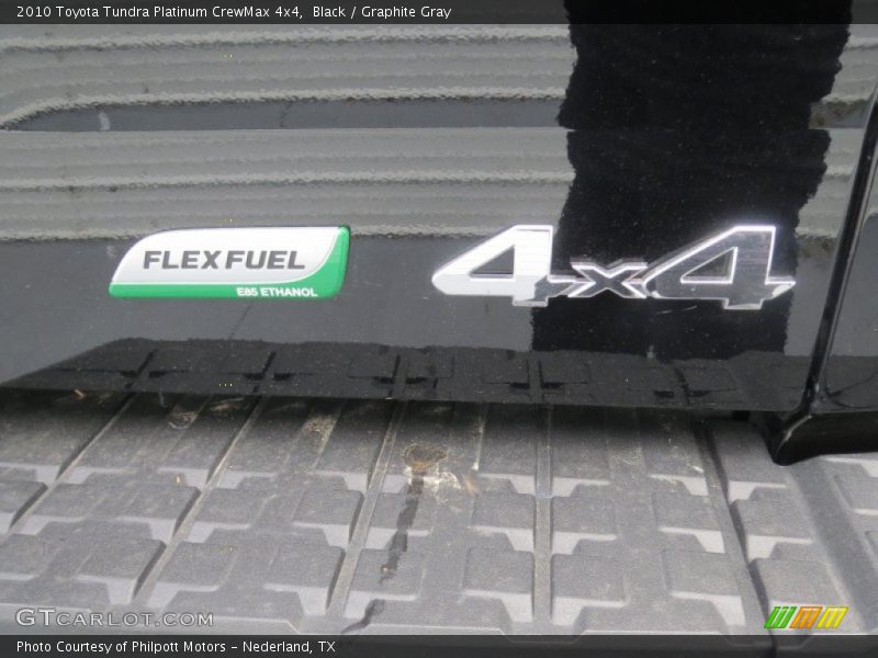 Black / Graphite Gray 2010 Toyota Tundra Platinum CrewMax 4x4