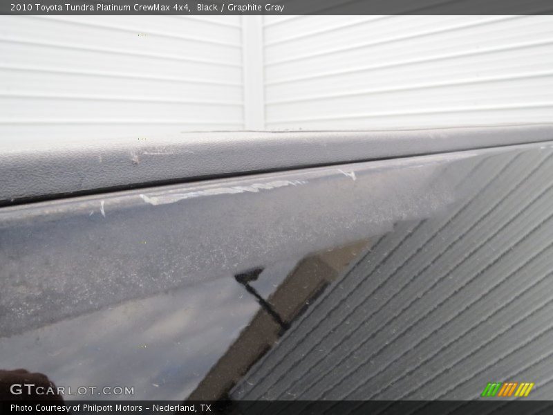 Black / Graphite Gray 2010 Toyota Tundra Platinum CrewMax 4x4