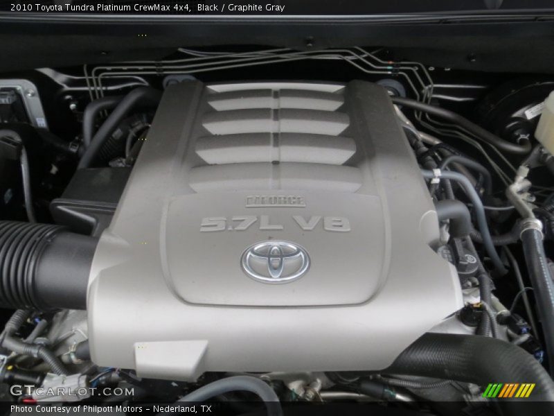 Black / Graphite Gray 2010 Toyota Tundra Platinum CrewMax 4x4