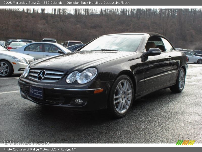 Obsidian Black Metallic / Cappuccino/Black 2008 Mercedes-Benz CLK 350 Cabriolet