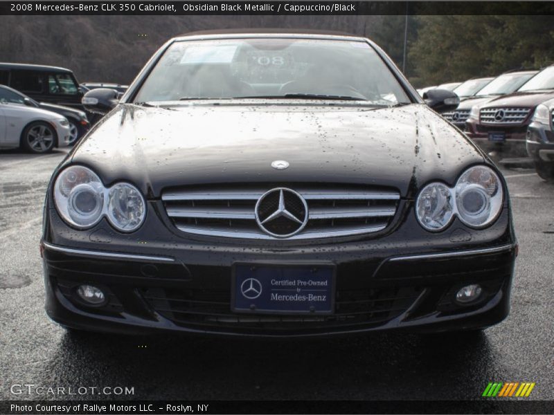Obsidian Black Metallic / Cappuccino/Black 2008 Mercedes-Benz CLK 350 Cabriolet