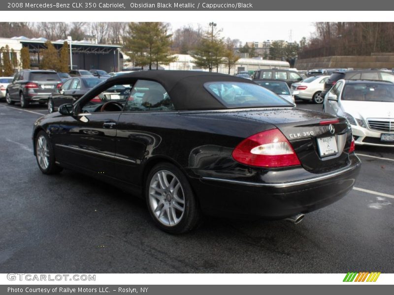 Obsidian Black Metallic / Cappuccino/Black 2008 Mercedes-Benz CLK 350 Cabriolet