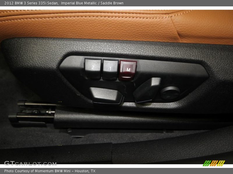Imperial Blue Metallic / Saddle Brown 2012 BMW 3 Series 335i Sedan