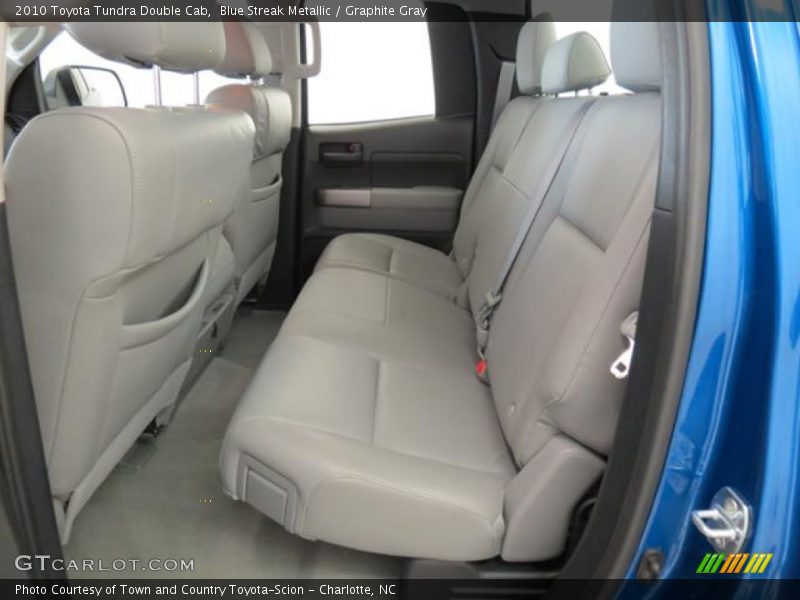 Blue Streak Metallic / Graphite Gray 2010 Toyota Tundra Double Cab