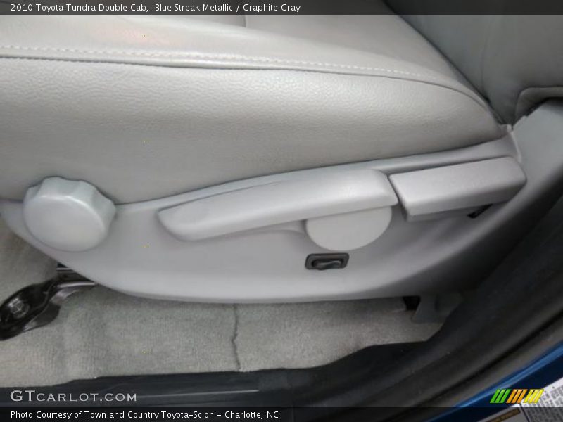 Blue Streak Metallic / Graphite Gray 2010 Toyota Tundra Double Cab