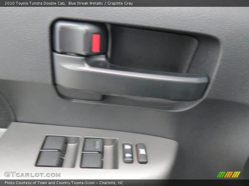 Blue Streak Metallic / Graphite Gray 2010 Toyota Tundra Double Cab
