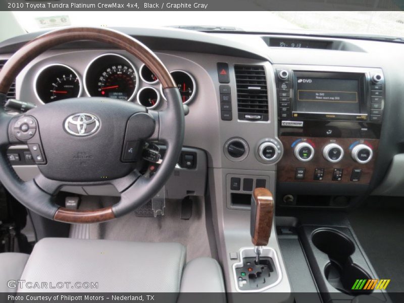 Dashboard of 2010 Tundra Platinum CrewMax 4x4