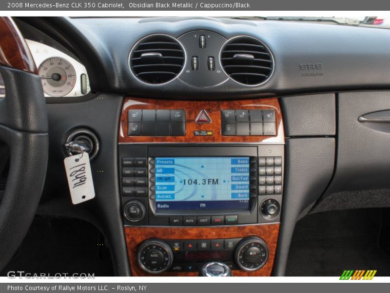 Obsidian Black Metallic / Cappuccino/Black 2008 Mercedes-Benz CLK 350 Cabriolet
