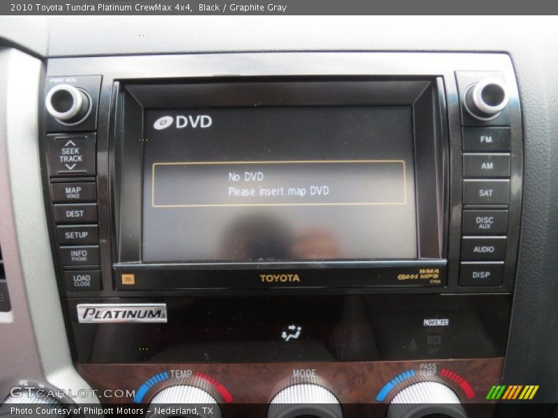 Controls of 2010 Tundra Platinum CrewMax 4x4