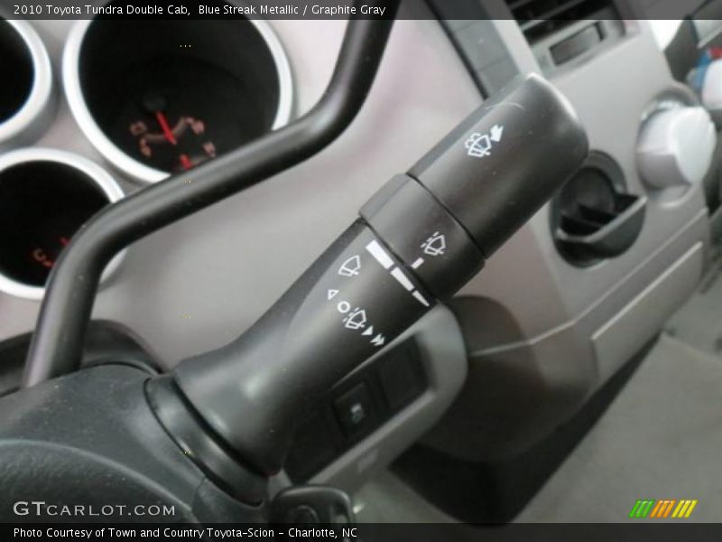 Blue Streak Metallic / Graphite Gray 2010 Toyota Tundra Double Cab