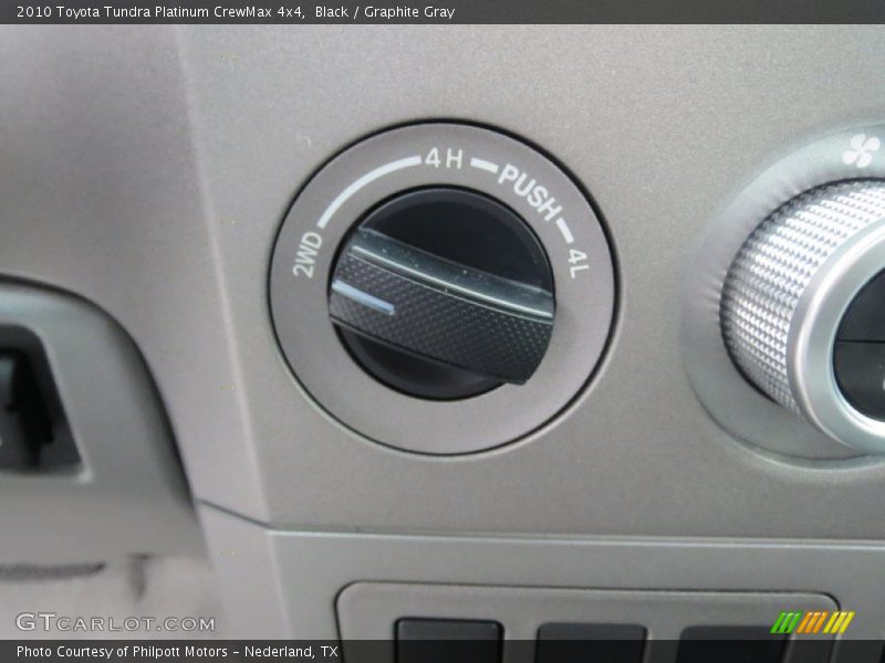 Controls of 2010 Tundra Platinum CrewMax 4x4
