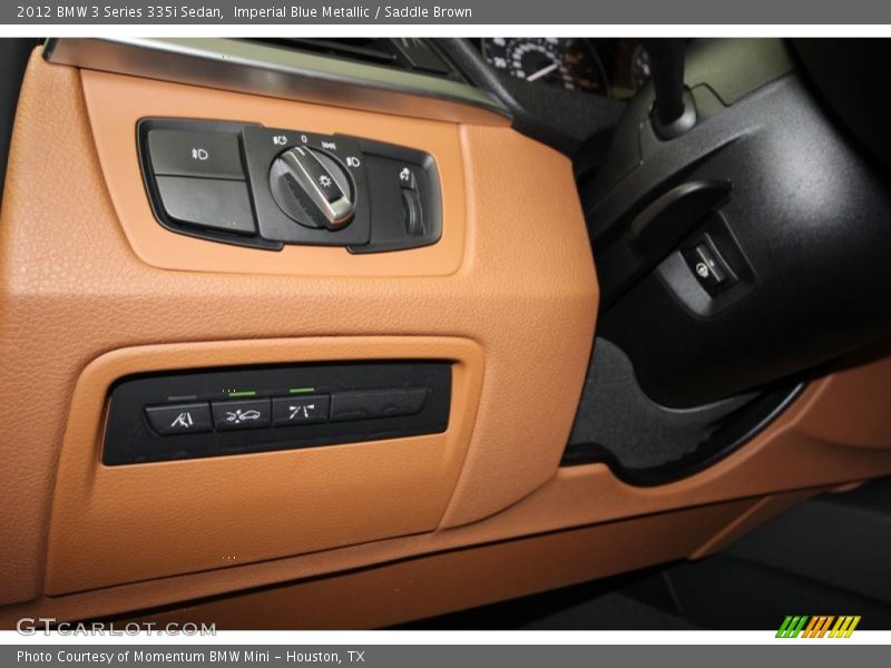 Imperial Blue Metallic / Saddle Brown 2012 BMW 3 Series 335i Sedan