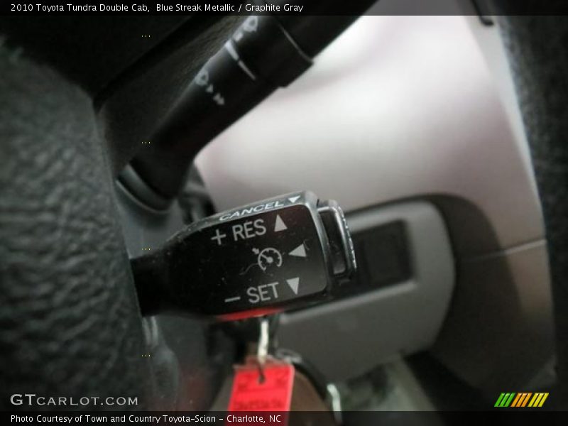 Blue Streak Metallic / Graphite Gray 2010 Toyota Tundra Double Cab