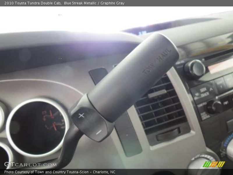 Blue Streak Metallic / Graphite Gray 2010 Toyota Tundra Double Cab