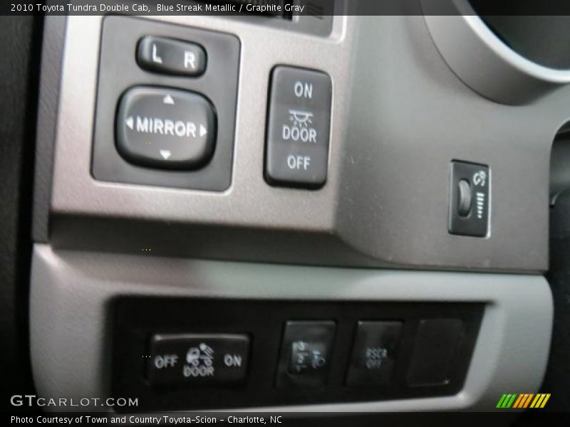 Blue Streak Metallic / Graphite Gray 2010 Toyota Tundra Double Cab