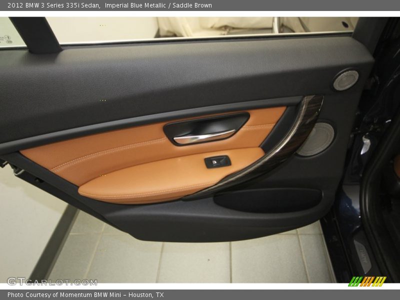 Imperial Blue Metallic / Saddle Brown 2012 BMW 3 Series 335i Sedan