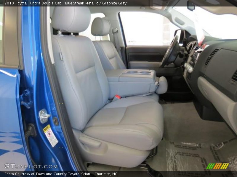 Blue Streak Metallic / Graphite Gray 2010 Toyota Tundra Double Cab