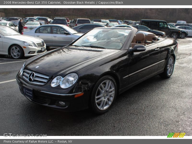 Obsidian Black Metallic / Cappuccino/Black 2008 Mercedes-Benz CLK 350 Cabriolet