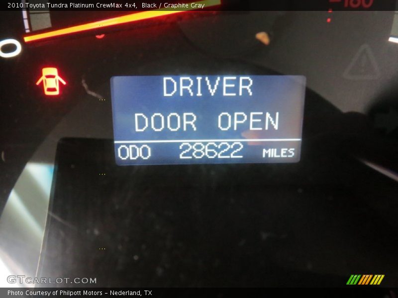 Black / Graphite Gray 2010 Toyota Tundra Platinum CrewMax 4x4