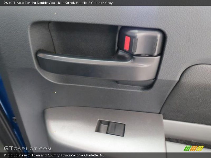 Blue Streak Metallic / Graphite Gray 2010 Toyota Tundra Double Cab