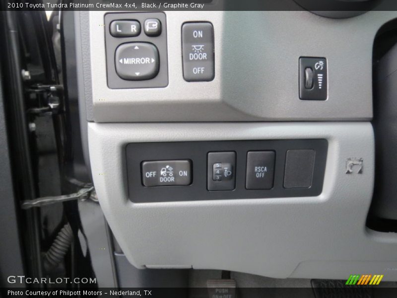 Controls of 2010 Tundra Platinum CrewMax 4x4