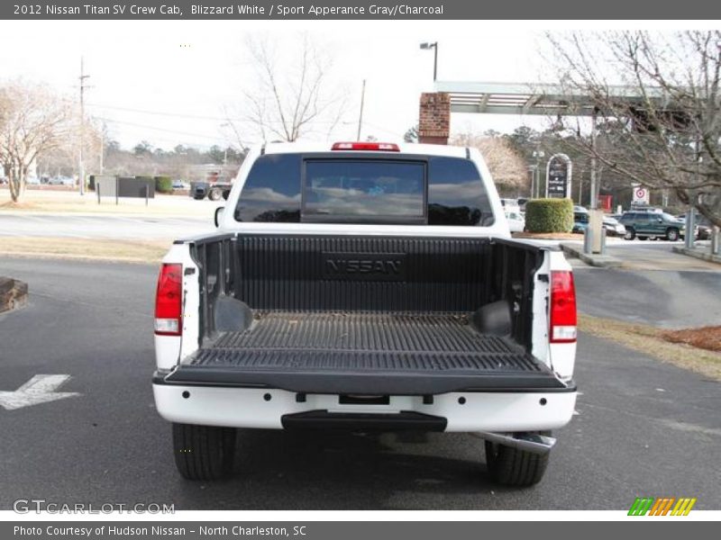 Blizzard White / Sport Apperance Gray/Charcoal 2012 Nissan Titan SV Crew Cab
