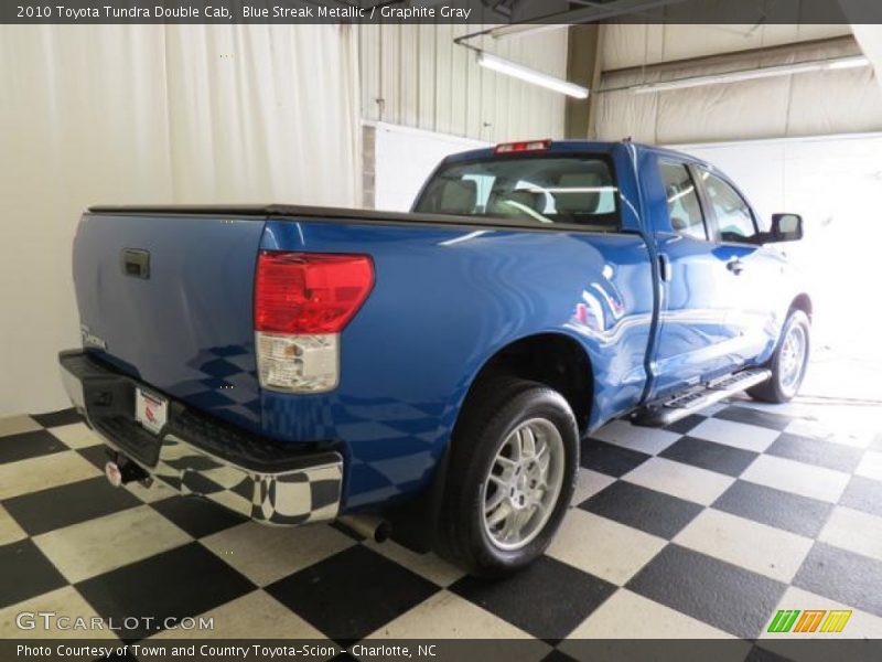 Blue Streak Metallic / Graphite Gray 2010 Toyota Tundra Double Cab
