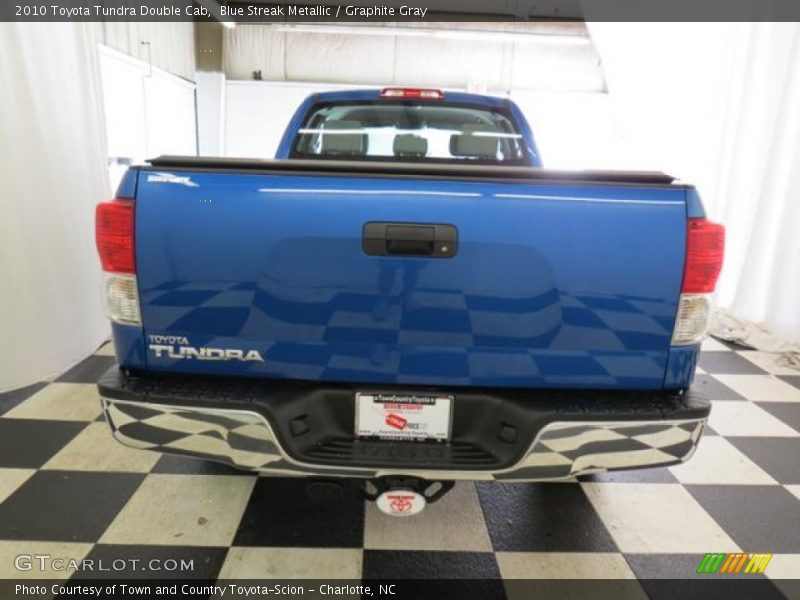 Blue Streak Metallic / Graphite Gray 2010 Toyota Tundra Double Cab
