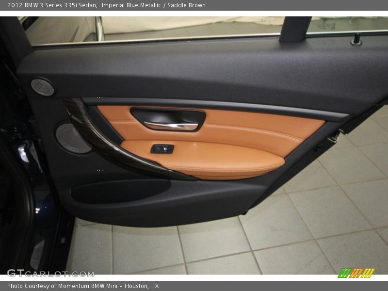 Imperial Blue Metallic / Saddle Brown 2012 BMW 3 Series 335i Sedan