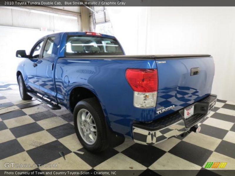 Blue Streak Metallic / Graphite Gray 2010 Toyota Tundra Double Cab