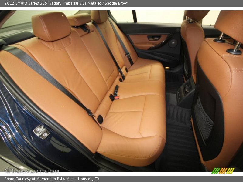 Imperial Blue Metallic / Saddle Brown 2012 BMW 3 Series 335i Sedan