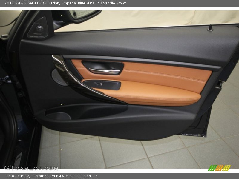 Imperial Blue Metallic / Saddle Brown 2012 BMW 3 Series 335i Sedan