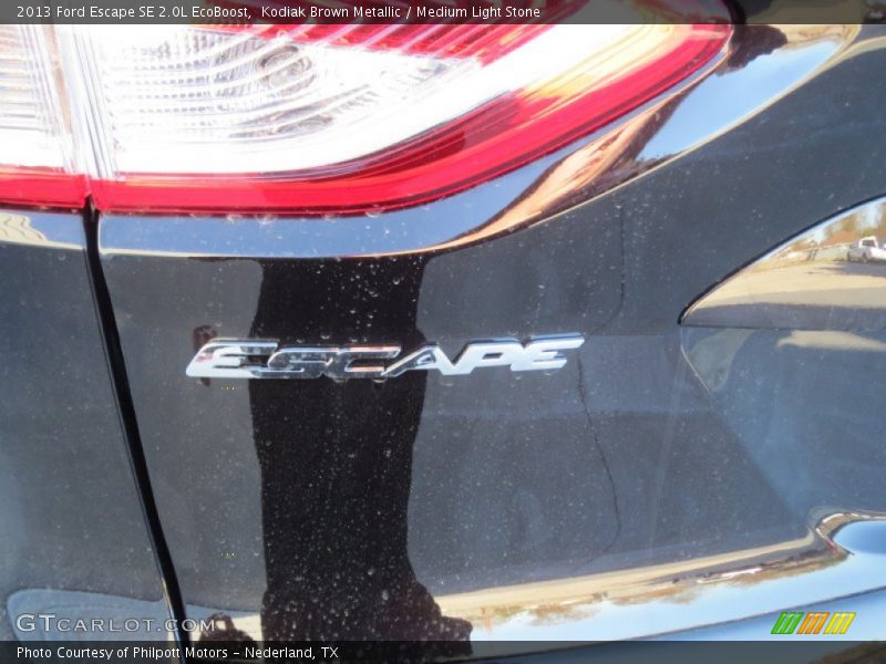 Kodiak Brown Metallic / Medium Light Stone 2013 Ford Escape SE 2.0L EcoBoost