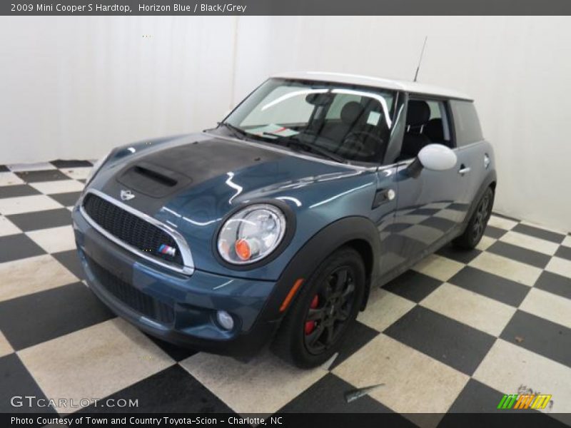 Horizon Blue / Black/Grey 2009 Mini Cooper S Hardtop