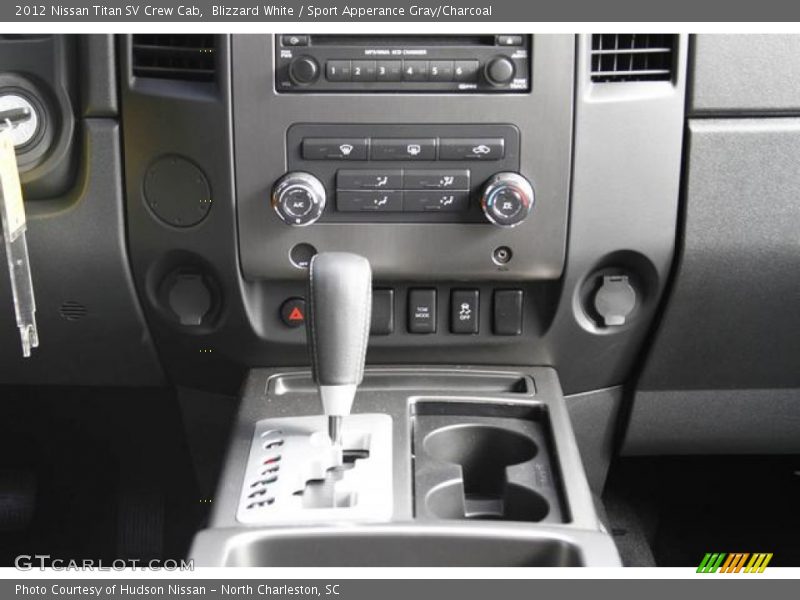 Blizzard White / Sport Apperance Gray/Charcoal 2012 Nissan Titan SV Crew Cab