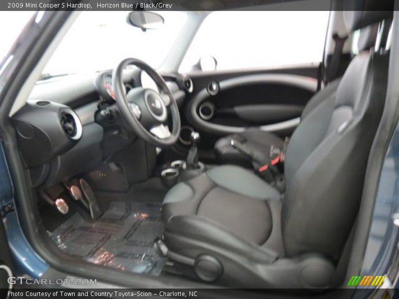 Horizon Blue / Black/Grey 2009 Mini Cooper S Hardtop