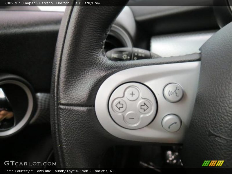 Horizon Blue / Black/Grey 2009 Mini Cooper S Hardtop
