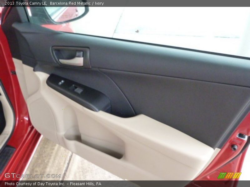 Barcelona Red Metallic / Ivory 2013 Toyota Camry LE