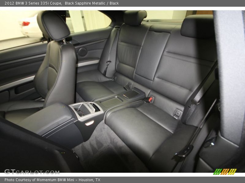 Black Sapphire Metallic / Black 2012 BMW 3 Series 335i Coupe