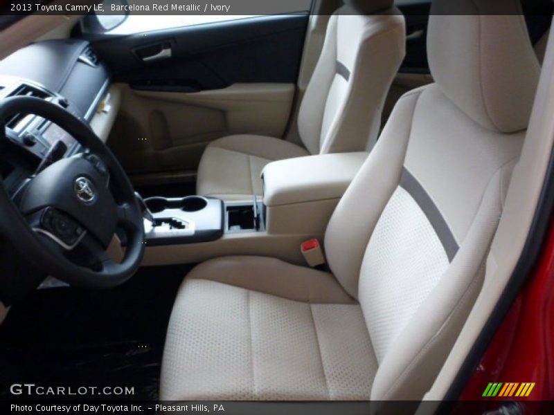 Barcelona Red Metallic / Ivory 2013 Toyota Camry LE