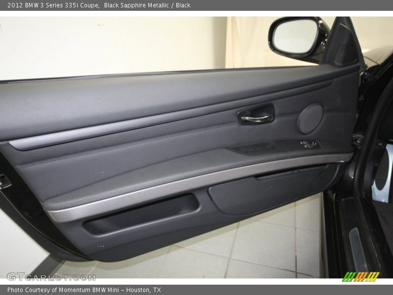 Black Sapphire Metallic / Black 2012 BMW 3 Series 335i Coupe