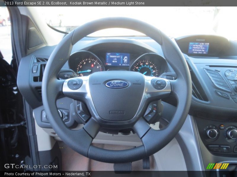 Kodiak Brown Metallic / Medium Light Stone 2013 Ford Escape SE 2.0L EcoBoost